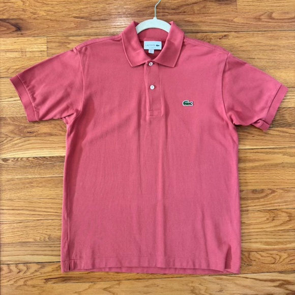 Lacoste Polo - Classic Fit - US 3 / Small - Salmon/Dark Pink - Picture 1 of 4